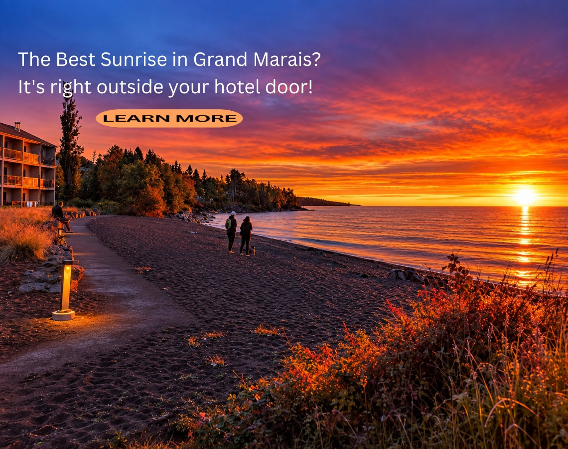 The best sunrise is right outside your door at Best Western Plus Superior Inn Grand Marais
